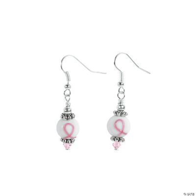 Pink Ribbon Earrings Kit