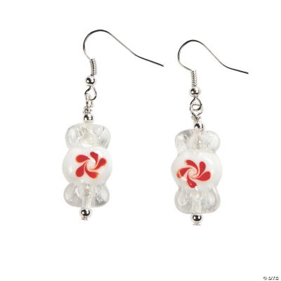 Peppermint Lampwork Earrings Kit