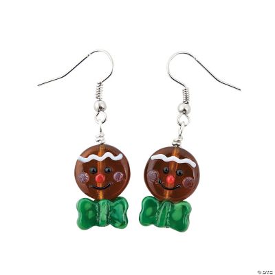 Gingerbread Man Lampwork Earring Kit