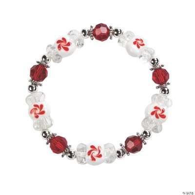 Peppermint Lampwork Bracelet Kit