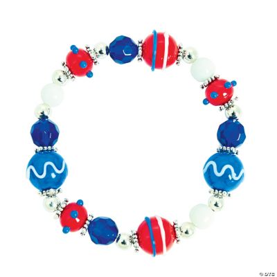 Patriotic Lampwork Bracelet Kit