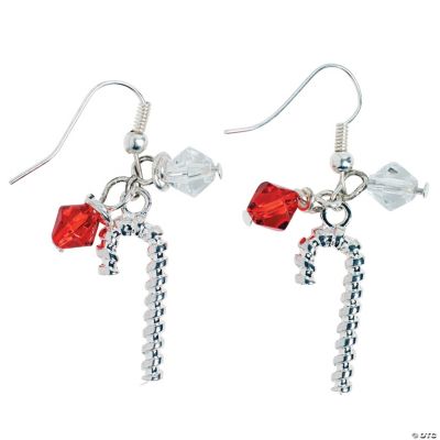 Silver Candy Cane Earring Kit