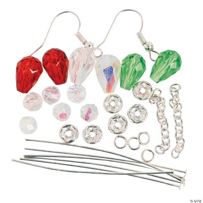 Christmas Light Bulb Earring Kit Oriental Trading