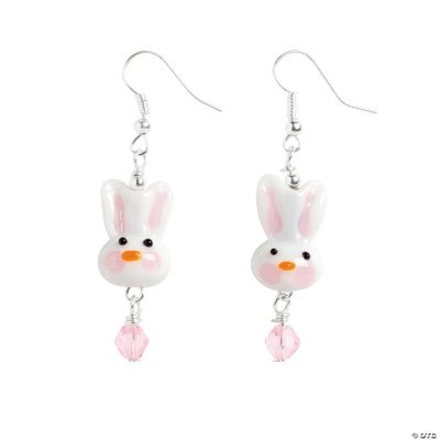 Easter Bunny Lampwork Earrings Kit