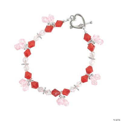 Valentine Color Crystal Bicone Bracelets Kit