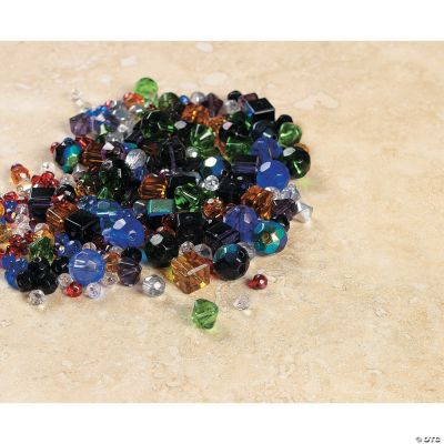 Big Jeweltone Cut Glass Crystal Bead Assortment - 4mm-10mm