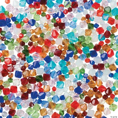 Cut Glass Crystal Mega Bead Assortment 4mm6mm