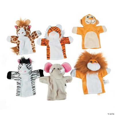 12 Animal Hand Puppets