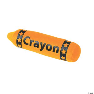 Plush Orange Crayon