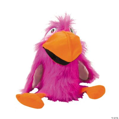 Plush Magenta Talking Toucan Hand Puppet