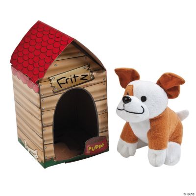 Plush Dog with House Oriental Trading Discontinued