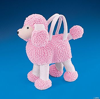 Plush Pink Poodle Purse Discontinued