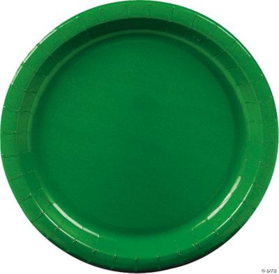 Green Paper Dessert Plates
