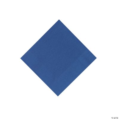 Blue Beverage Napkins