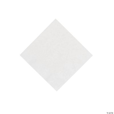White Beverage Napkins