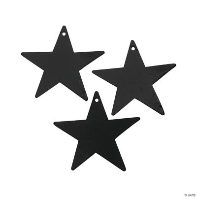 Black Twinkling Stars