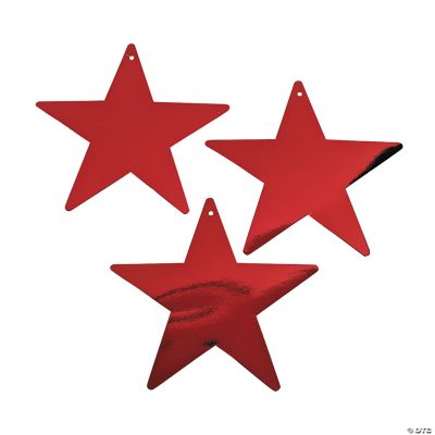 Red Medium Twinkling Stars