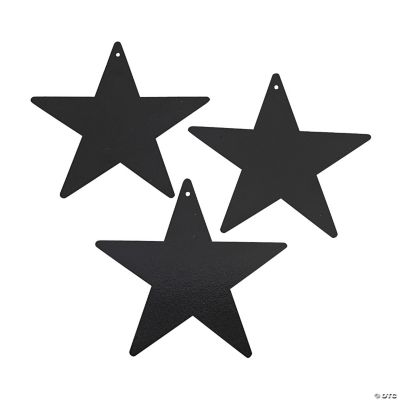 Black Medium Twinkling Stars