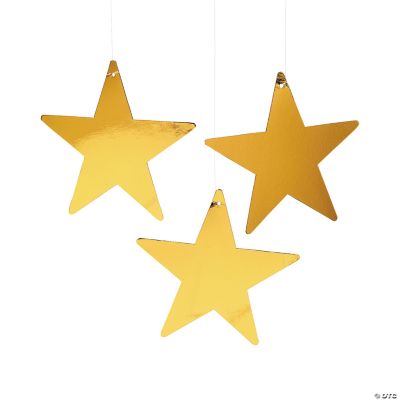 Gold Medium Twinkling Stars