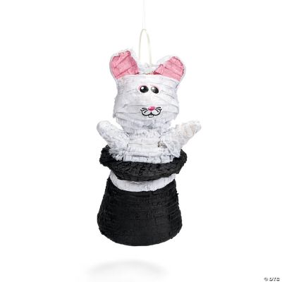Black Top Hat With Rabbit Piñata