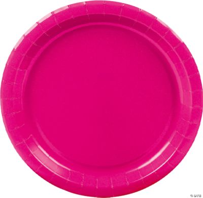Hot Pink Paper Plates
