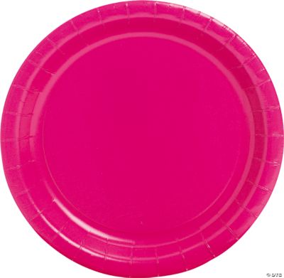 Hot Pink Paper Plates