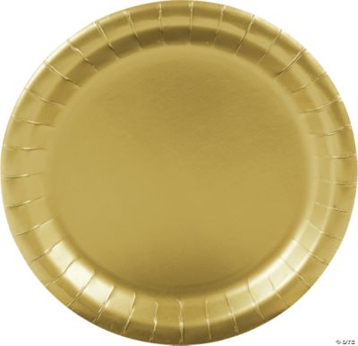 Metallic Gold Party Dessert Plates