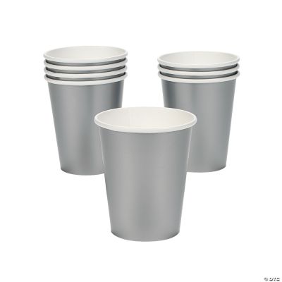 Metallic Silver Party Cups