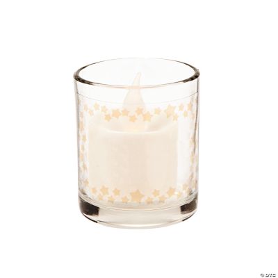 Gold Stars Votive Stickers