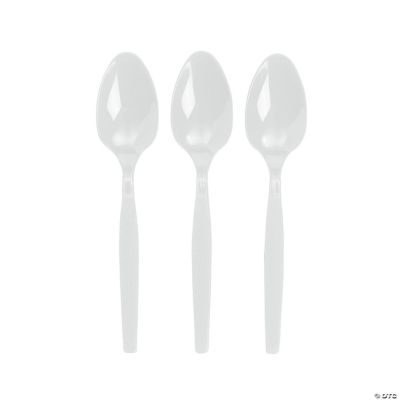 White Party Spoons
