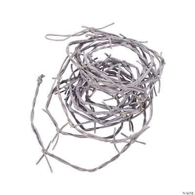 Silver Barbwire Cord