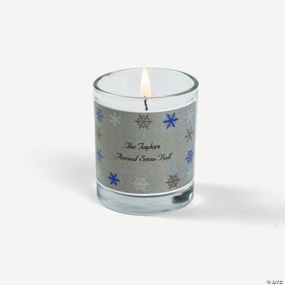 Personalized Snowflake Votive Holders