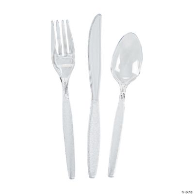 Clear Plastic Cutlery Assortment
