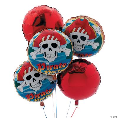8 Piece “Pirate Party” Birthday Balloon Set