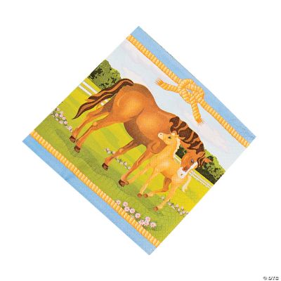 Mare And Foal Luncheon Napkins