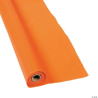 Orange Tablecloth Roll