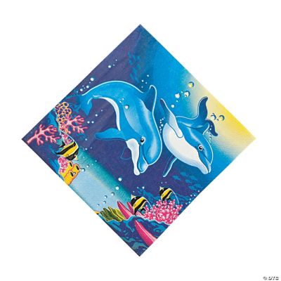 Dolphin Luncheon Napkins