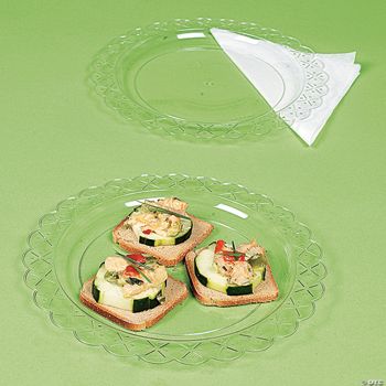 Clear Dinner Plates
