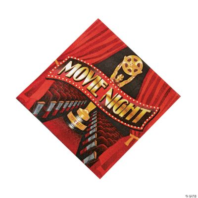 “Movie Night” Luncheon Napkins