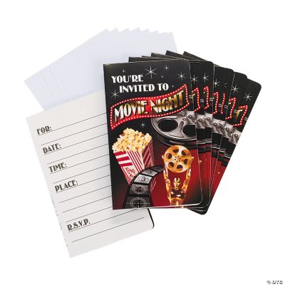 Movie Night Invitations