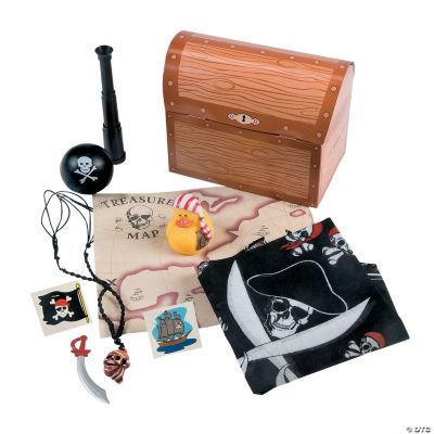 Filled Treasure Chest Treat Boxes