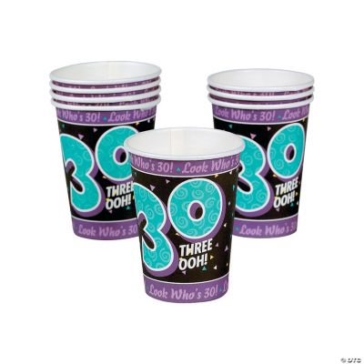 Look Who's 30! Cups