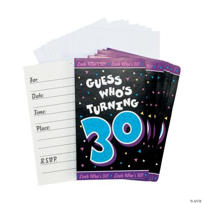 Look Who's 30! Invitations