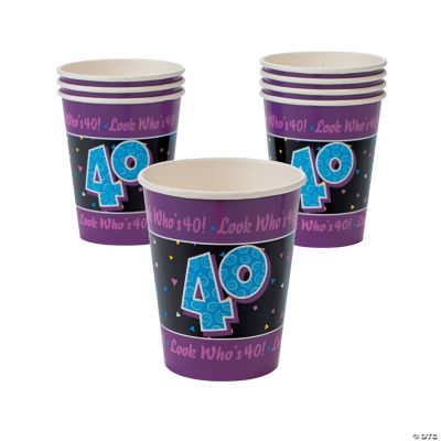 Look Who's 40! Cups