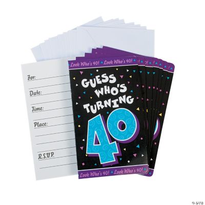 Look Who's 40! Invitations