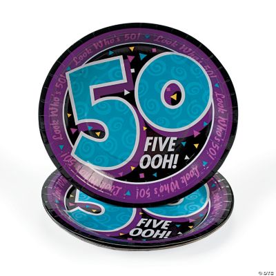 Look Who's 50! Plates