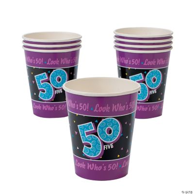 Look Who's 50! Cups
