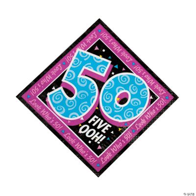 Look Who's 50! Napkins