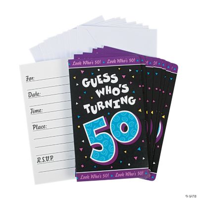 Look Who's 50! Invitations