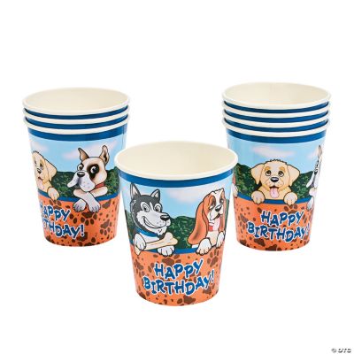 Birthday Puppy Cups